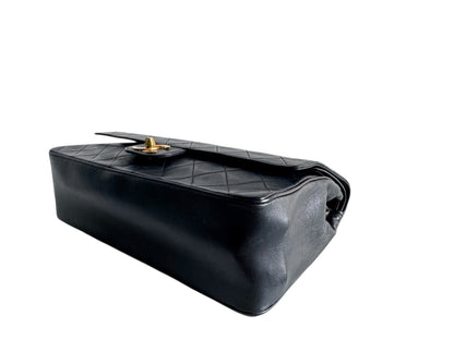 CHANEL Lambskin Medium Mademoiselle Double Flap