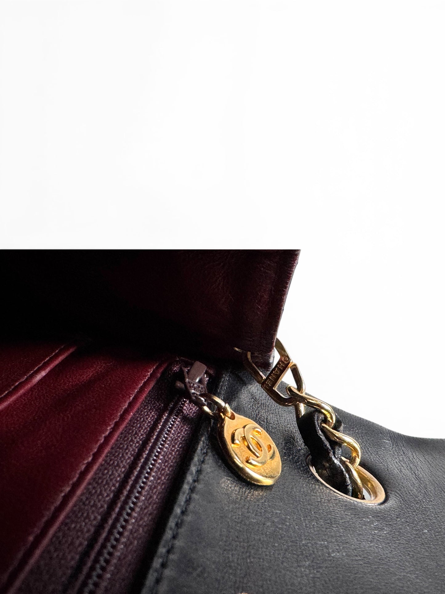CHANEL Lambskin Quilted Small Single Flap