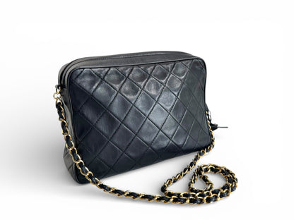 CHANEL CC Quilted Lambskin Camera Bag