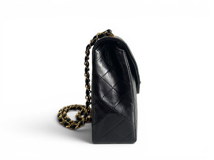 CHANEL Lambskin Diamond Stitch Envelope Single Flap