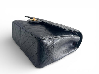 CHANEL Caviar Quilted Jumbo Double Flap