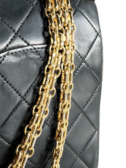 CHANEL Lambskin Medium Mademoiselle Double Flap