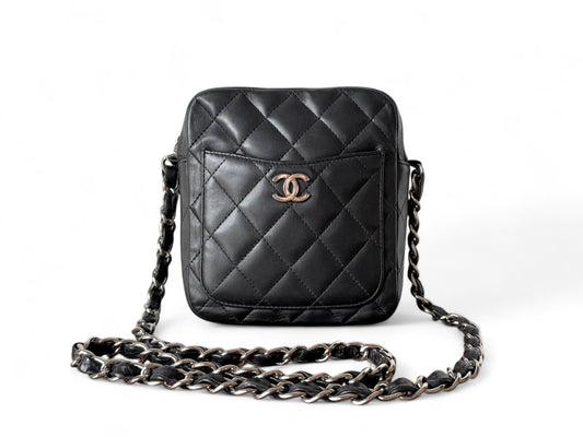 CHANEL Lambskin Quilted Crossbody