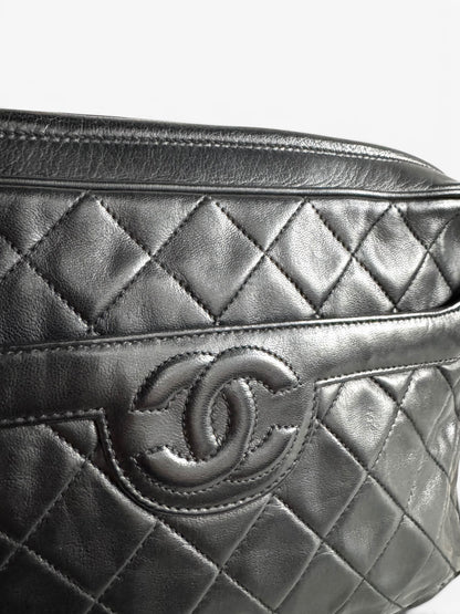 CHANEL Vintage Quilted Camera Bag