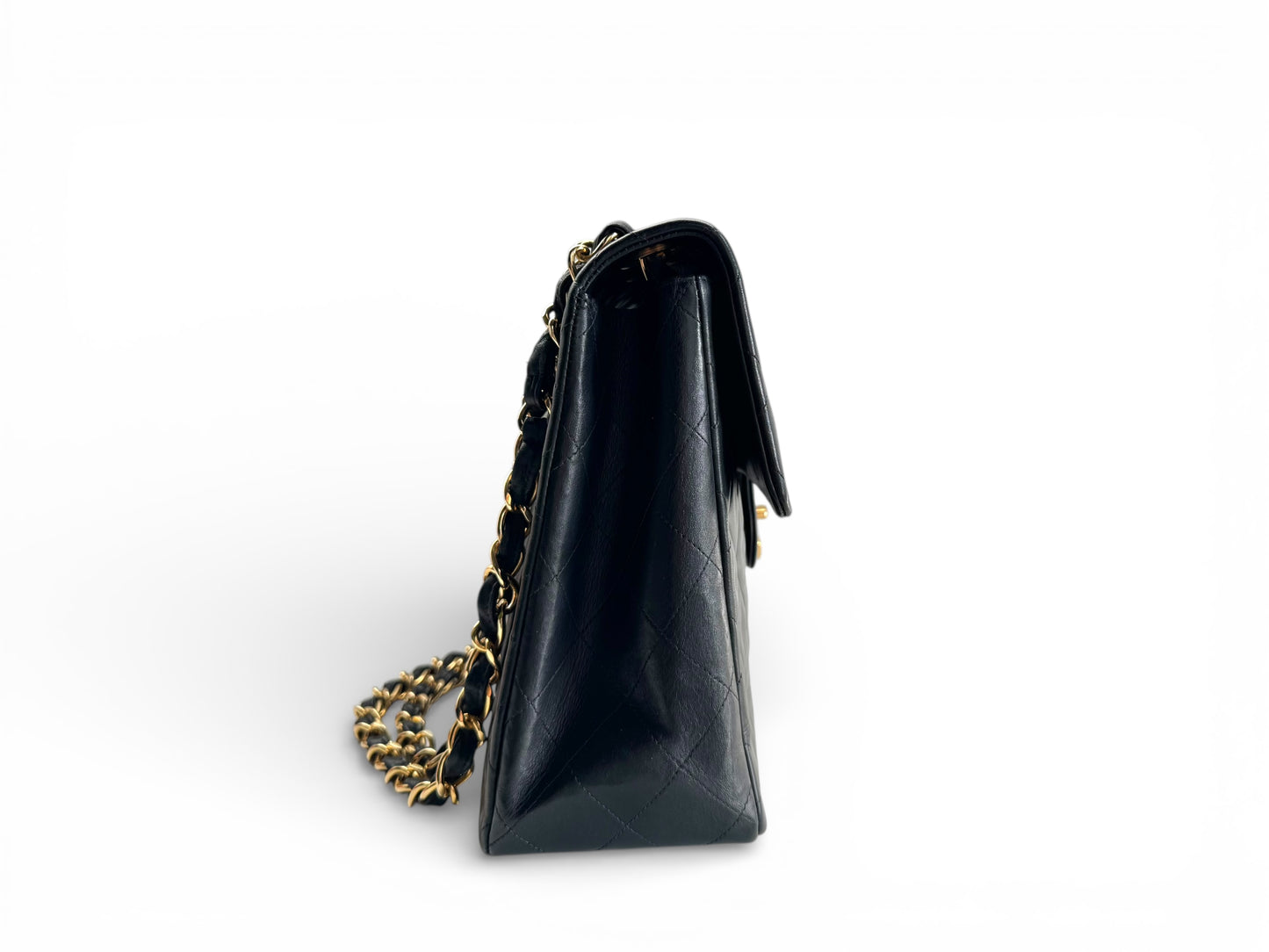 CHANEL Lambskin Quilted XL Jumbo Single Flap Bag