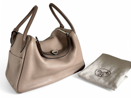 HERMES Taurillon Clemence Lindy 34