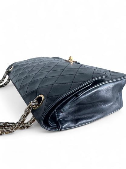 CHANEL Lambskin Medium Mademoiselle Double Flap