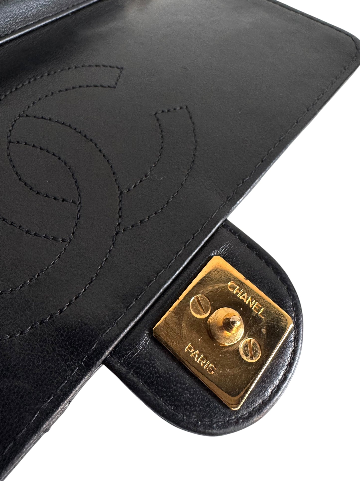 CHANEL Lambskin Quilted Timeless Single Flap