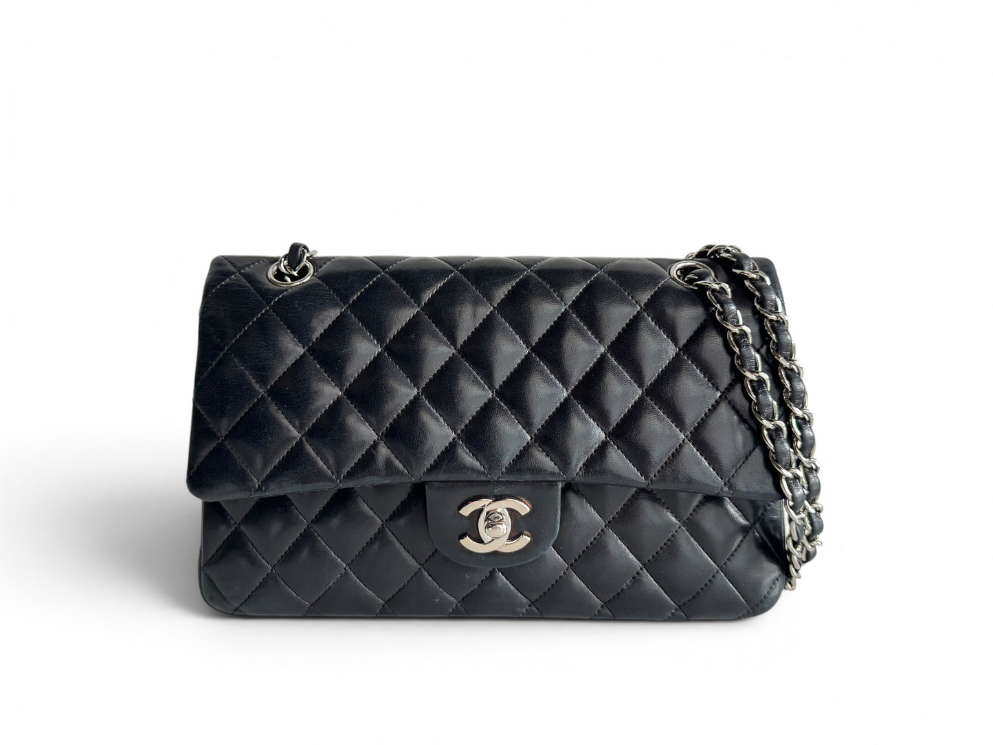 CHANEL Classic 11.12 Lambskin Medium Double Flap