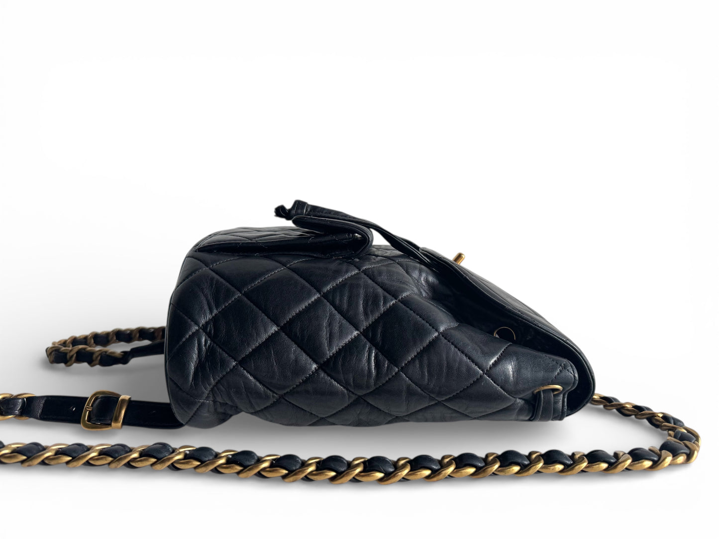 CHANEL Lambskin Quilted Backpack