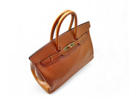 HERMÈS Box Birkin 35 Natural
