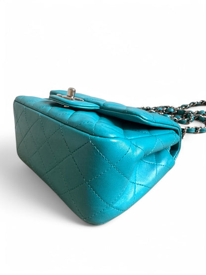 CHANEL Lambskin Quilted Mini Square Flap