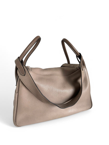 HERMES Taurillon Clemence Lindy 34