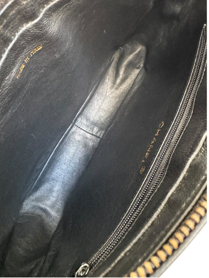 Chanel Black Lambskin CC Tassel Camera Bag