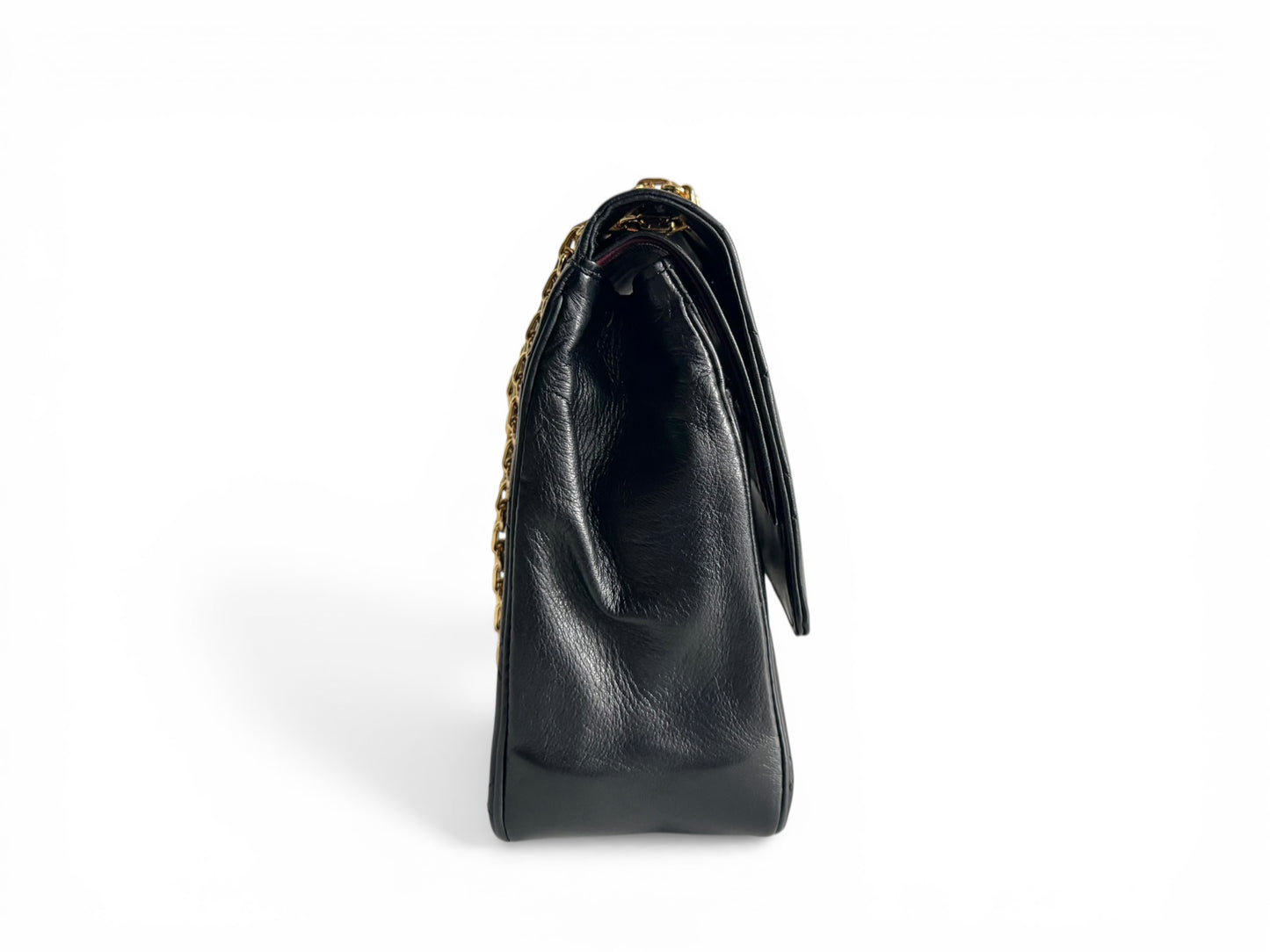 CHANEL Lambskin Medium Mademoiselle Double Flap