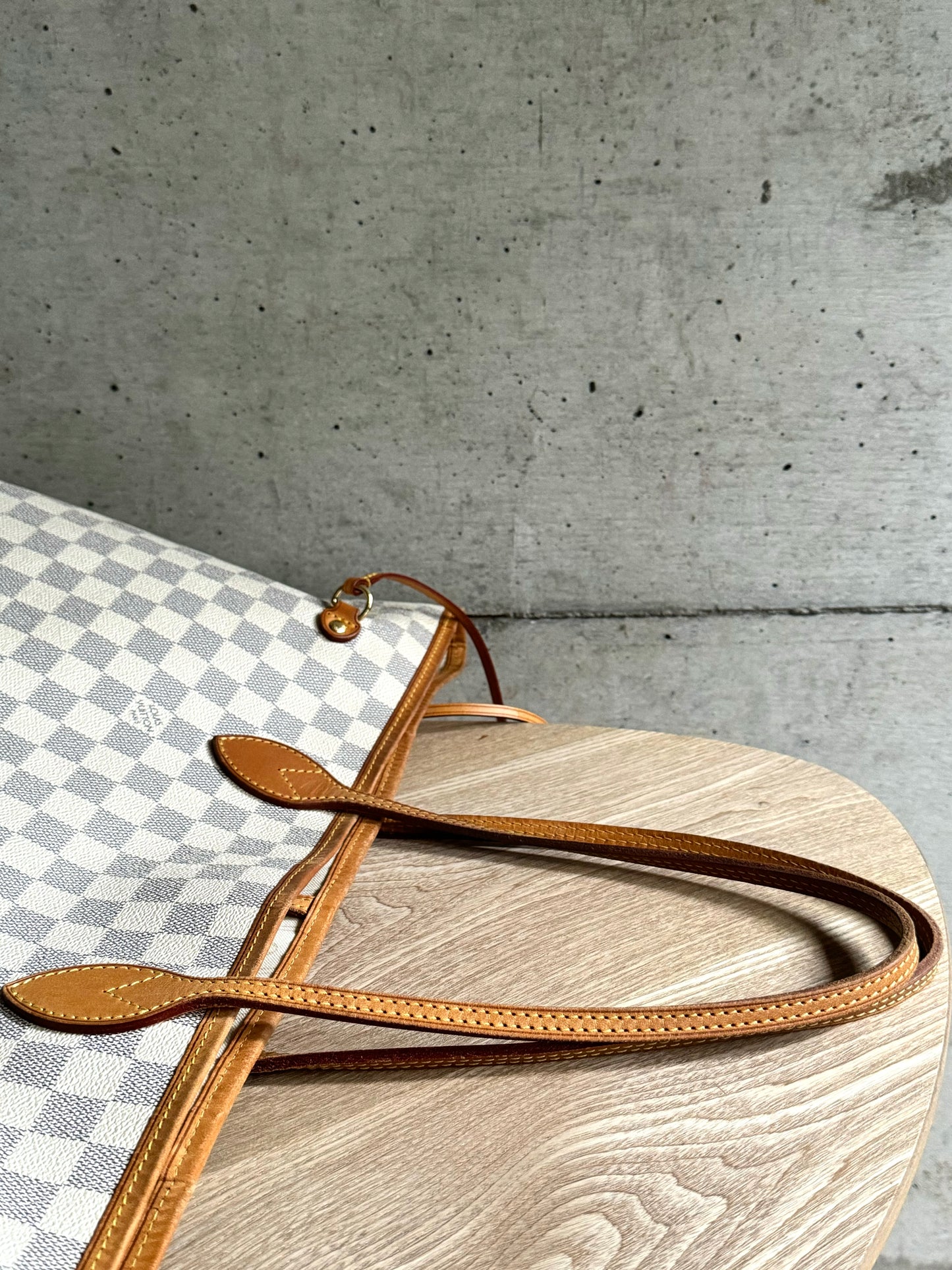 LOUIS VUITTON Damier Azur Neverfull GM