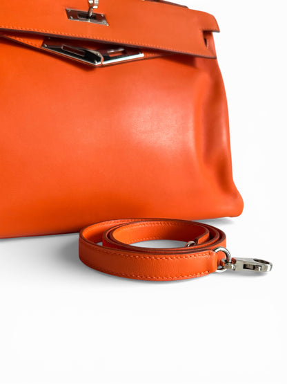 HERMÈS Kelly 32 Gulliver Orange