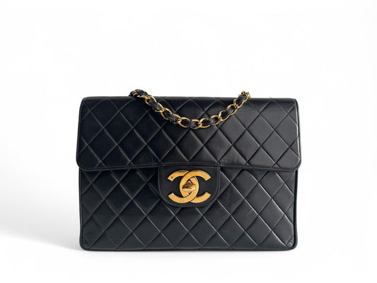 CHANEL Classic Maxi Lambskin Leather Flap Bag