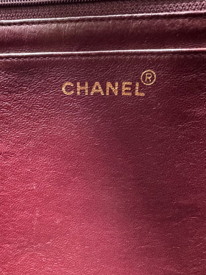CHANEL Lambskin Vertical Quilt Jumbo Single Flap