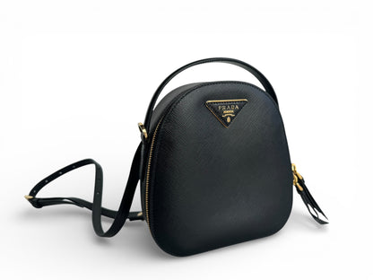 PRADA Saffiano Lux Mini Odette Backpack