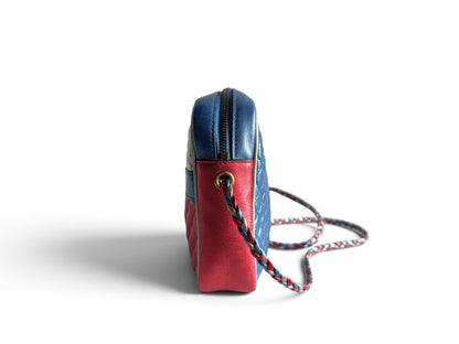 GUCCI Laminated Nappa Trapuntata Small Zumi Shoulder Bag