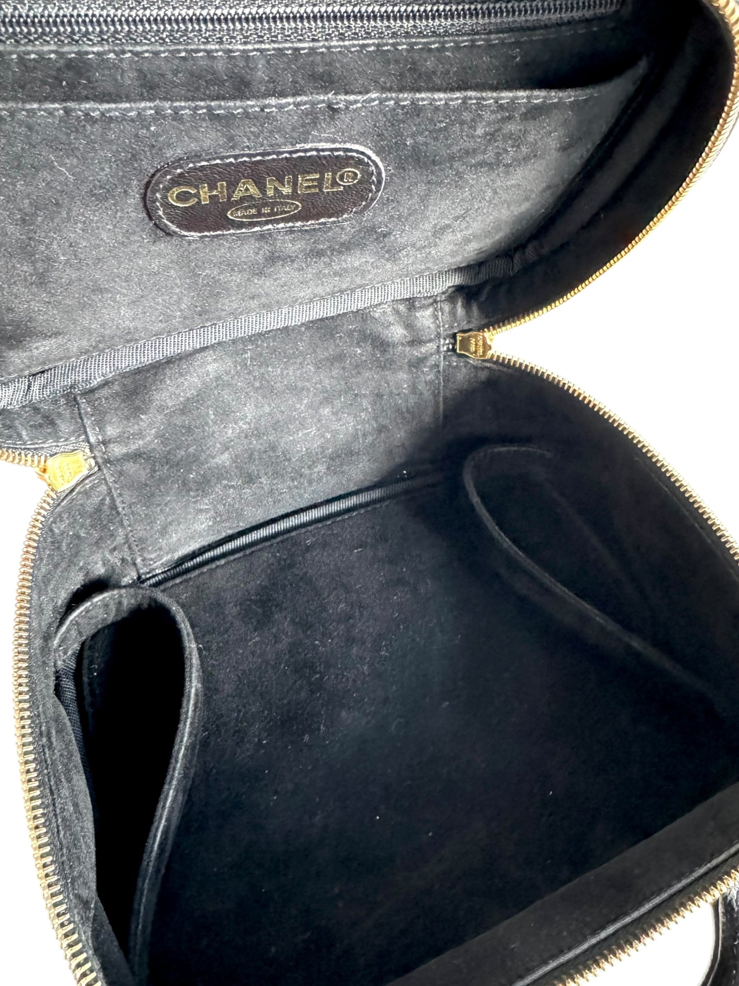 CHANEL Caviar Timeless CC Vanity Case