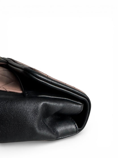 CHANEL Calfskin Quilted Medium Graphic Flap