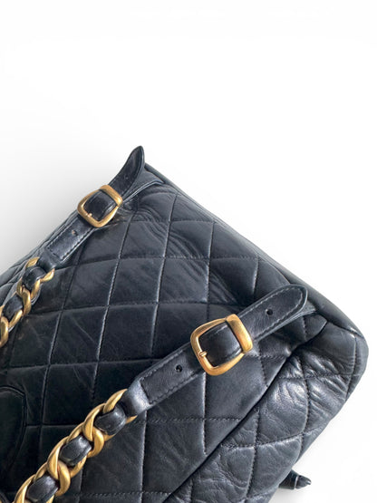 CHANEL Lambskin Quilted Backpack