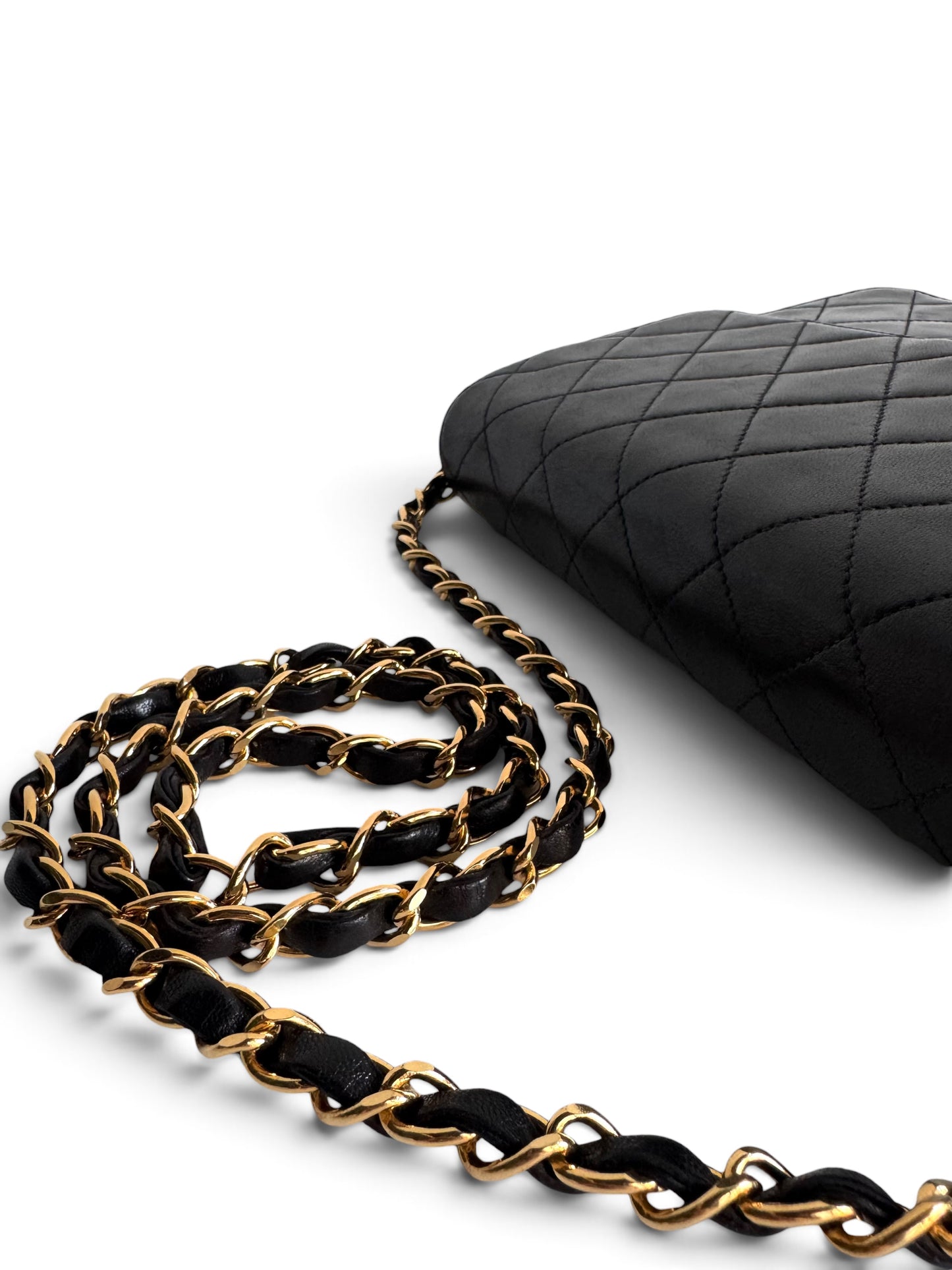 CHANEL Lambskin Quilted Timeless Single Flap