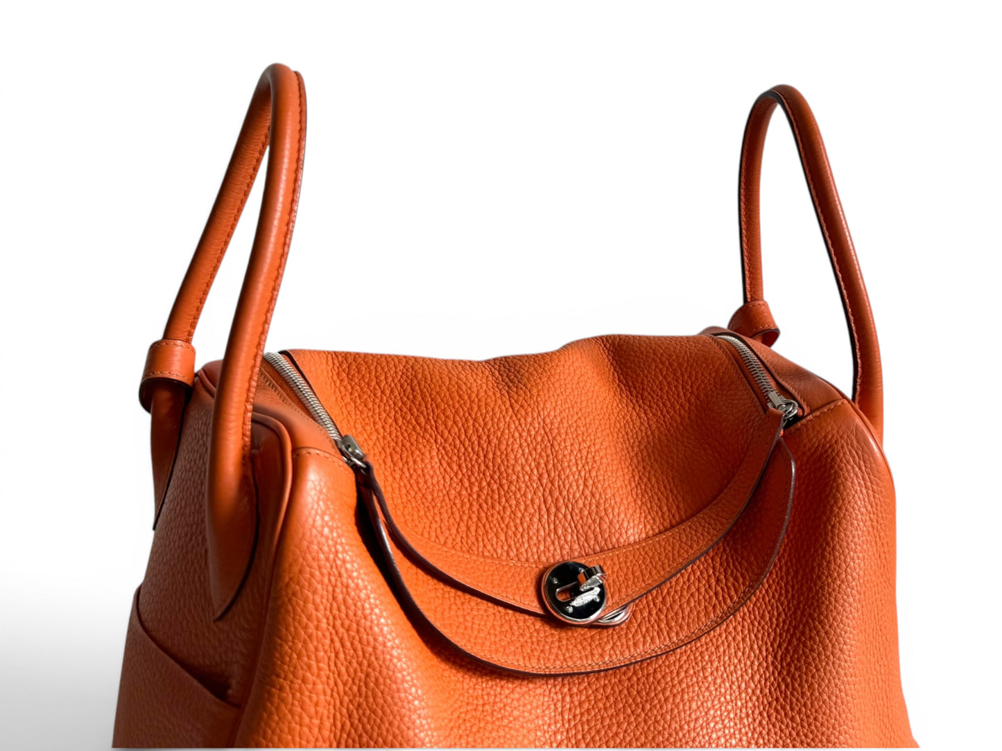HERMES Taurillon Clemence Lindy 34