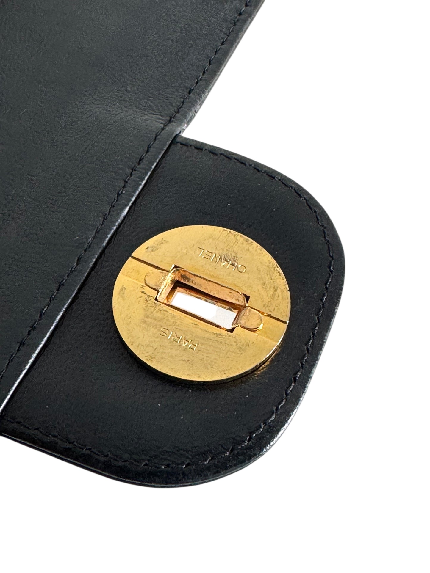 CHANEL Lambskin Medium Mademoiselle Double Flap