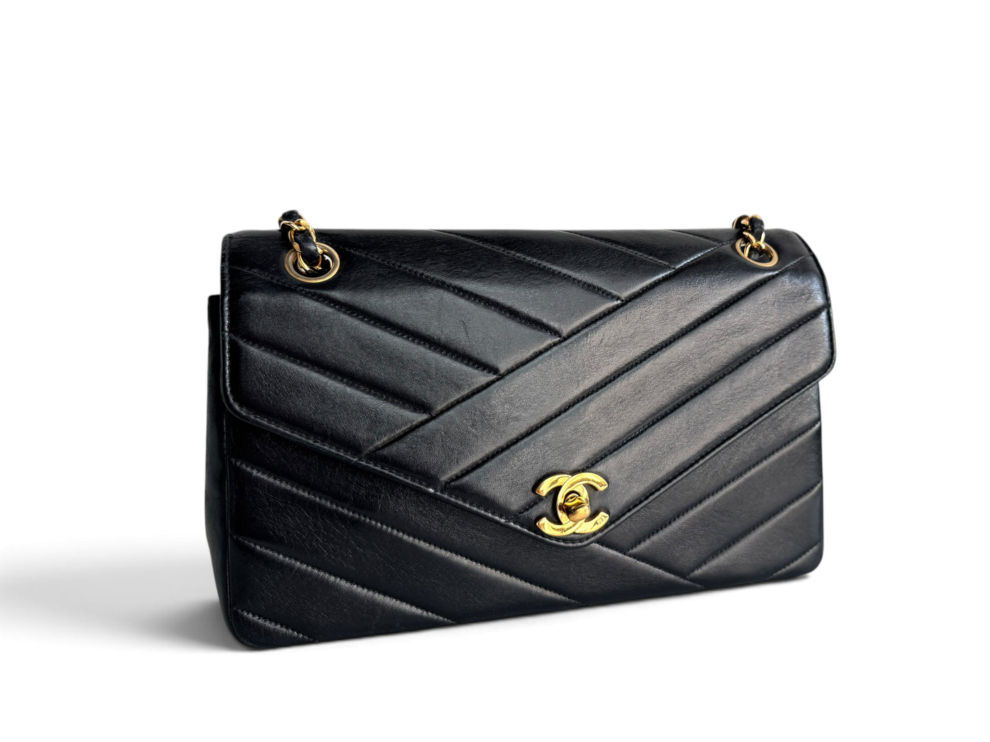 Chanel Medium Chevron Flap Bag