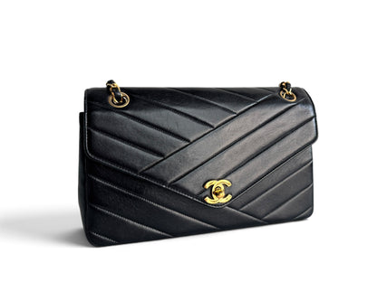 Chanel Medium Chevron Flap Bag