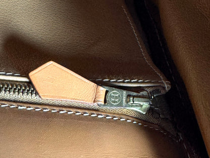 Hermès Box Kelly 28 in Natural with Gold Hardware