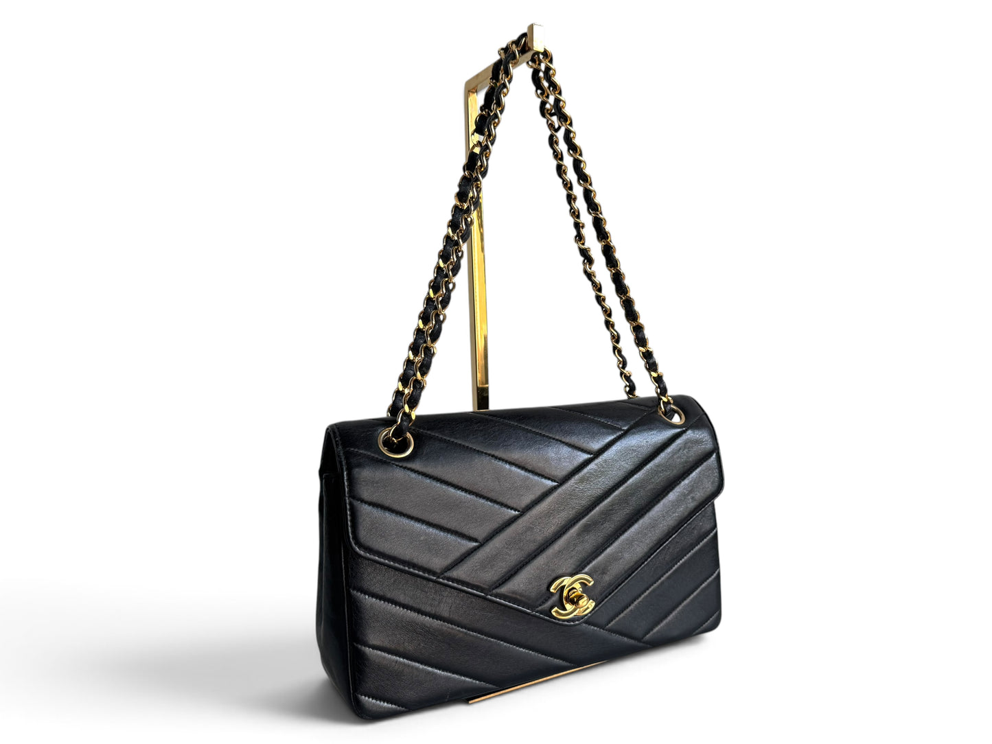 Chanel Medium Chevron Flap Bag