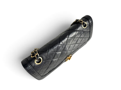 CHANEL Lambskin Quilted Medium Double Flap
