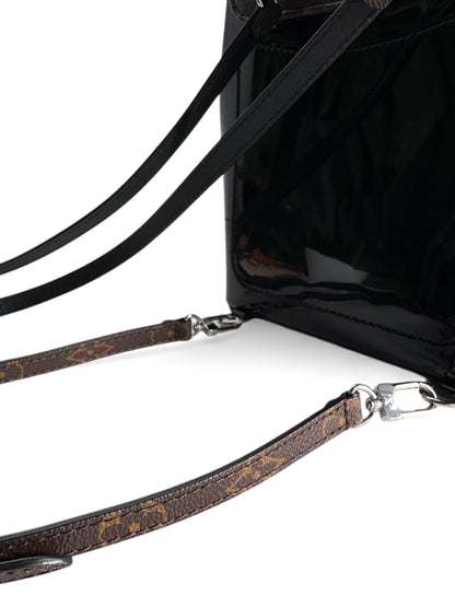 LOUIS VUITTON Patent Monogram Hot Springs Backpack