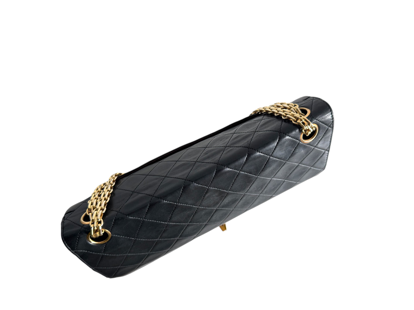 CHANEL Lambskin Medium Mademoiselle Double Flap