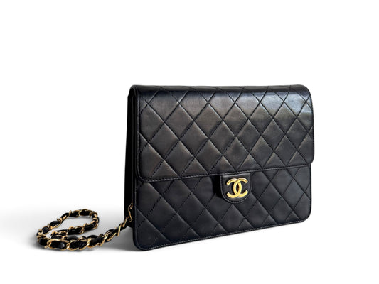 CHANEL Lambskin Quilted Timeless Single Flap