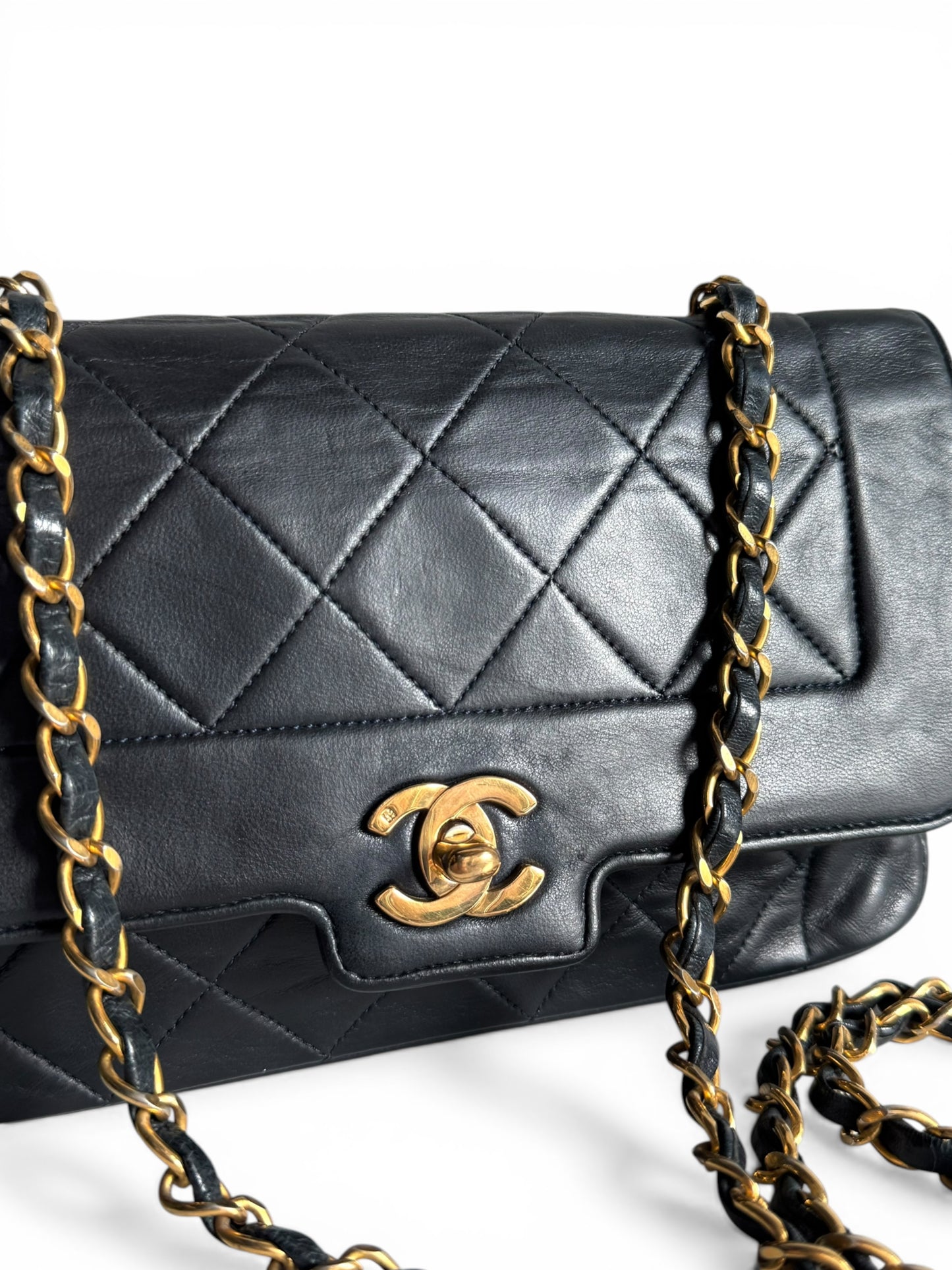 CHANEL Lambskin Small Diana Flap