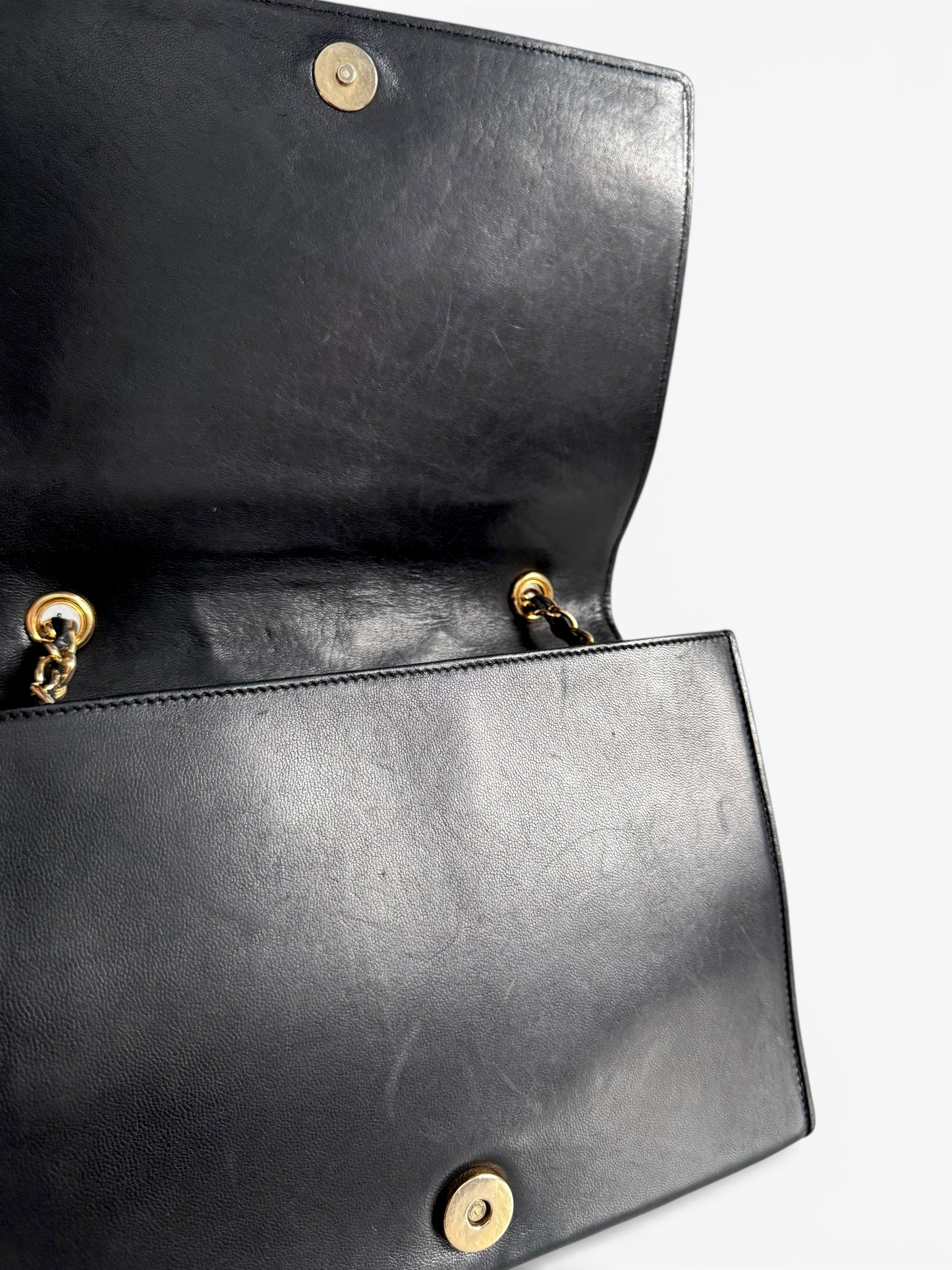 CHANEL Lambskin Quilted Small CC Single Flap Bag