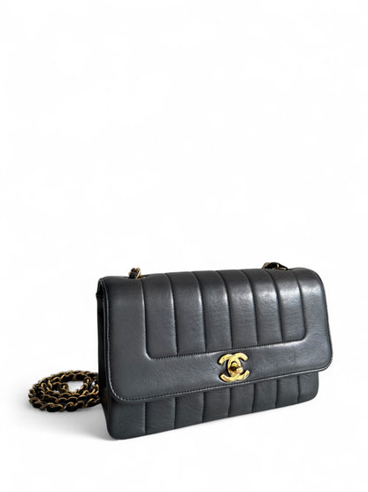 CHANEL Lambskin Vertical Flap Bag