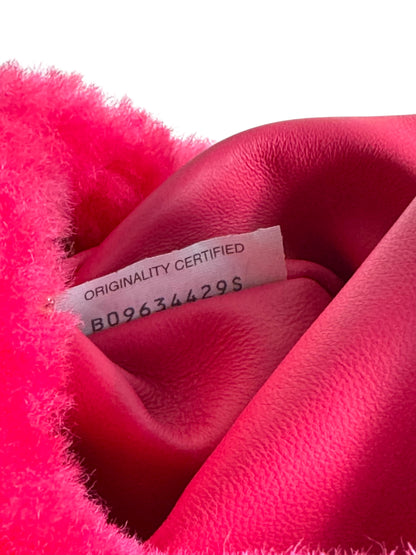 Bottega Veneta Jodie Mini Faux Fur Pink