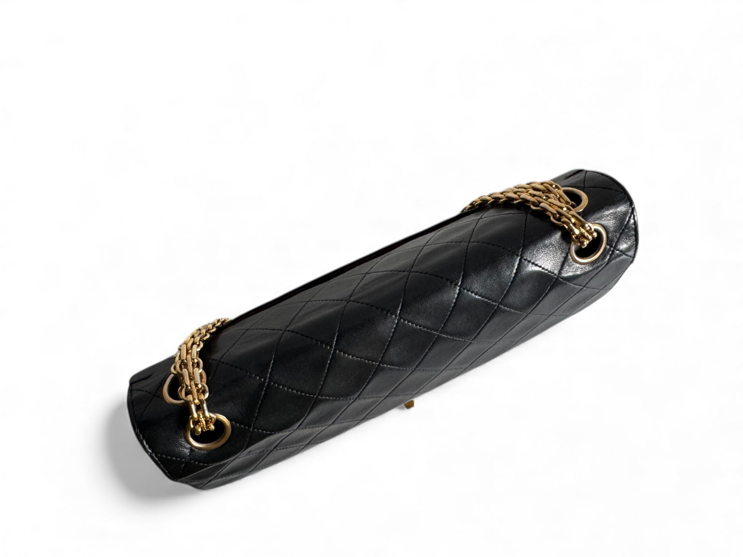 CHANEL Lambskin Medium Mademoiselle Double Flap