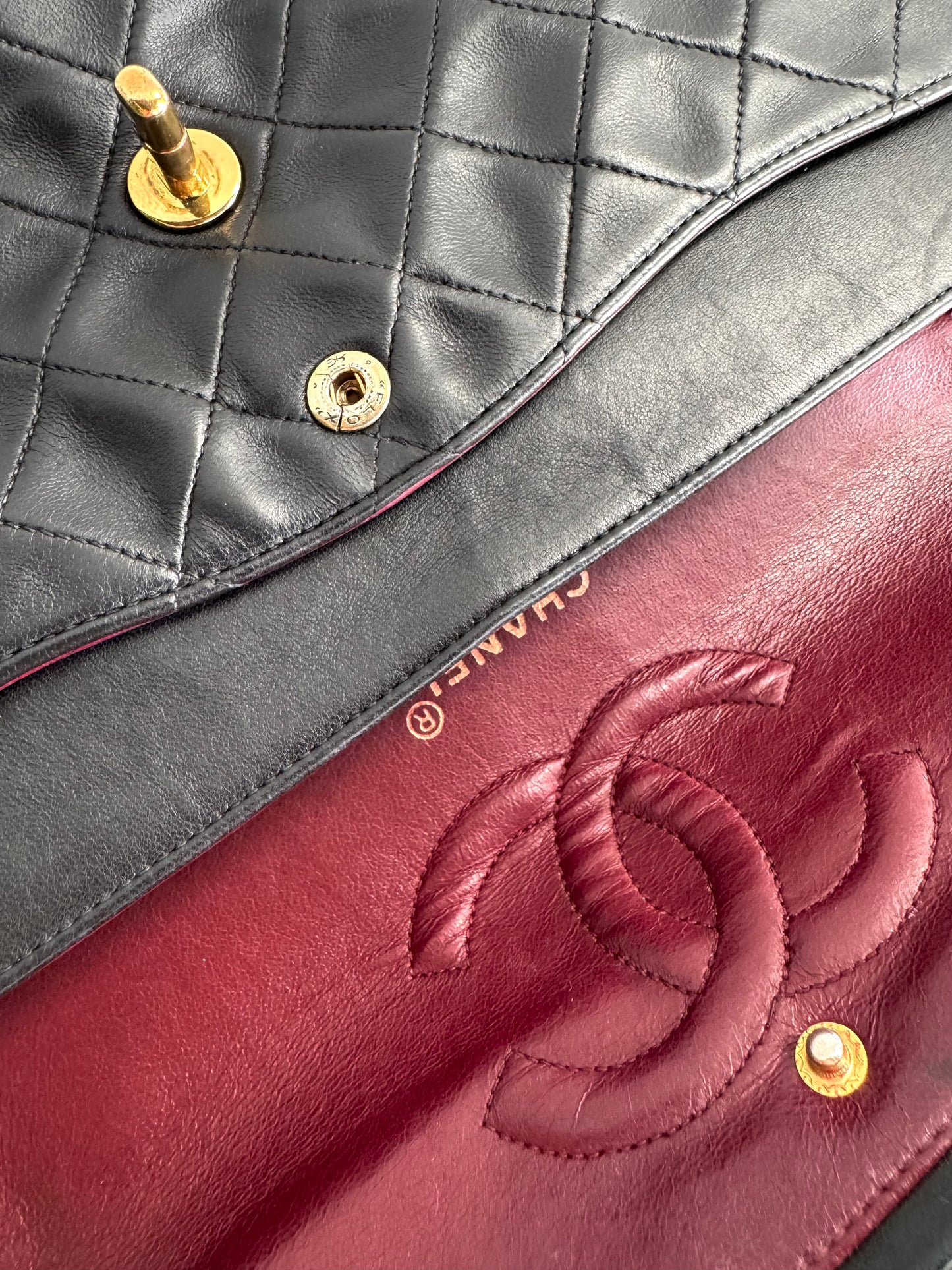 CHANEL Timeless Lambskin Classic Double Flap Bag