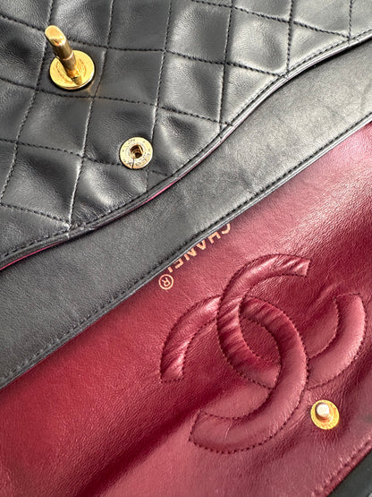CHANEL Timeless Lambskin Classic Double Flap Bag