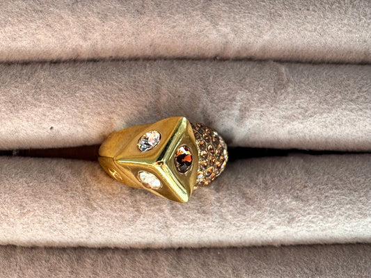 LOUIS VUITTON Crystals Trunkies Ring