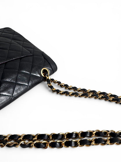 CHANEL Lambskin Quilted Medium Double Flap
