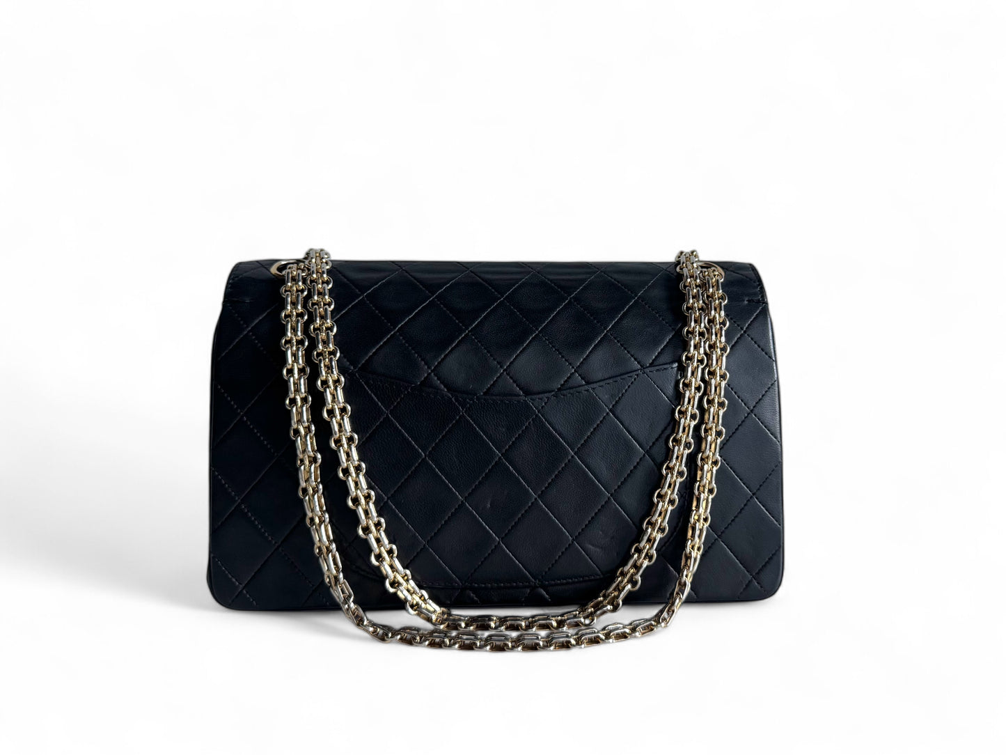 CHANEL Lambskin Medium Mademoiselle Double Flap