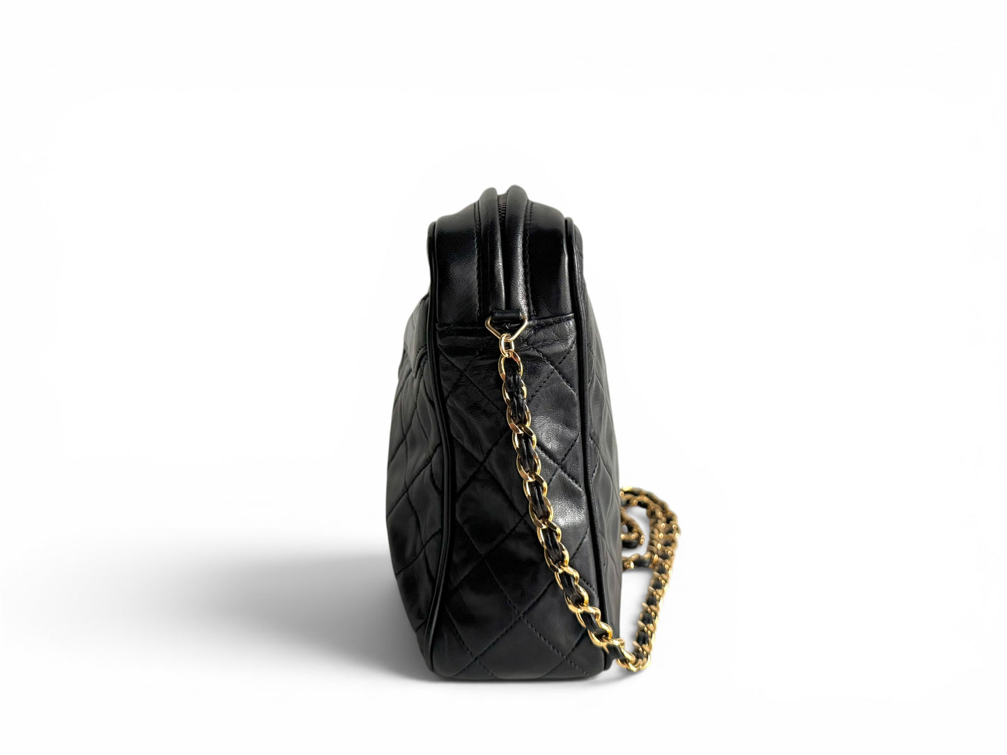 CHANEL Vintage Quilted Camera Bag